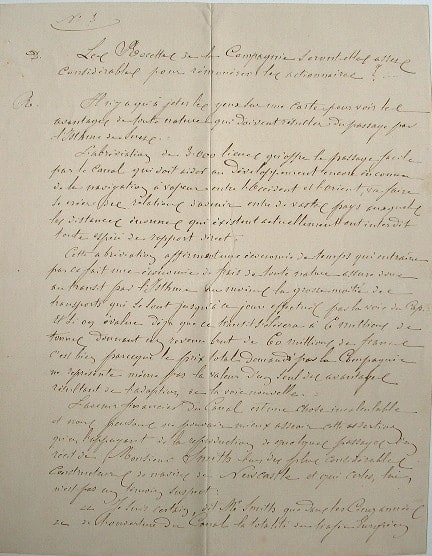 Enquête sur le Canal de Suez en 1868. – vue 3